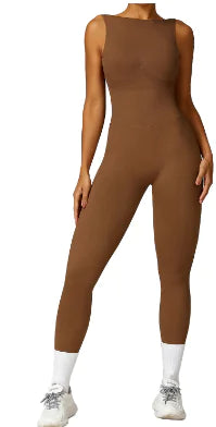 High-Elastic Women's Sports Bodysuit for Yoga Fitness