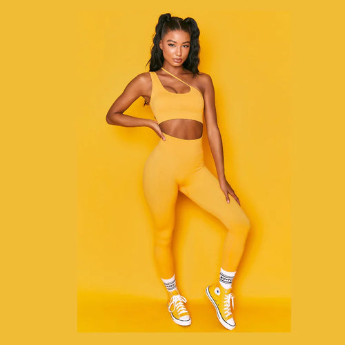 High Elastic Sleeveless Yoga Fitness Suit for Women