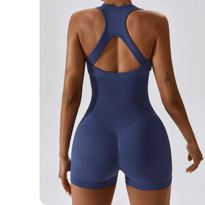 Seamless Women's High-Elastic Yoga Bodysuit